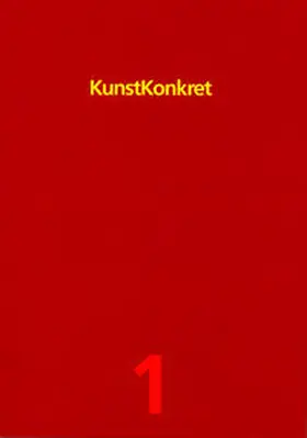 Enzweiler / Rompza |  Kunst- Konkret. Zeitschrift für Kunst, Architektur und Gestaltung / Kunst- Konkret 1. Zeitschrift für Kunst, Architektur und Gestaltung | Buch |  Sack Fachmedien