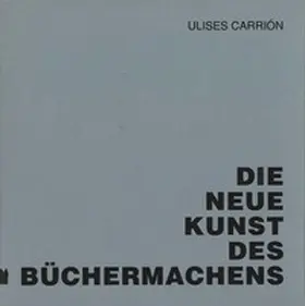  Ulises Carrión | Buch |  Sack Fachmedien