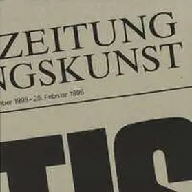  Kunstzeitung - Zeitungskunst | Buch |  Sack Fachmedien