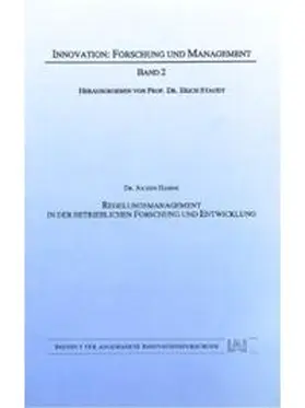 Staudt / Hahne |  Regelungsmanagement in der betrieblichen Forschung und Entwicklung | Buch |  Sack Fachmedien