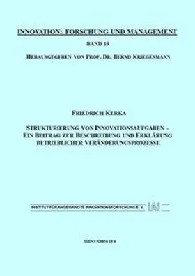 Kerka / Kriegesmann |  Strukturierung von Innovationsaufgaben | Buch |  Sack Fachmedien