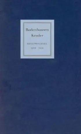 Simon |  Eberhard von Bodenhausen / Harry Graf Kessler | Buch |  Sack Fachmedien