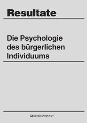 Held |  Die Psychologie des bürgerlichen Individuums | Buch |  Sack Fachmedien
