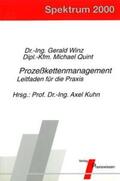 Winz / Quint / Kuhn |  Prozesskettenmanagement | Buch |  Sack Fachmedien
