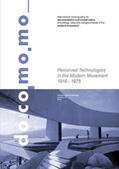 Tomlow / Dill / Pottgiesser |  Perceived Technologies in the Modern Movement 1918–1975 | Buch |  Sack Fachmedien