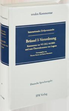 Simons / Hausmann | unalex Kommentar Brüssel I-Verordnung | Buch | 978-3-929942-13-2 | sack.de