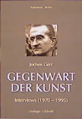 Gerz |  Gegenwart der Kunst | Buch |  Sack Fachmedien