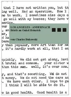 Bukowski |  Los Angeles - Andernach | Buch |  Sack Fachmedien