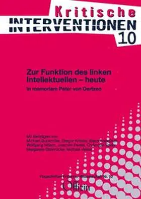  Zur Funktion des linken Intellektuellen - heute | Buch |  Sack Fachmedien