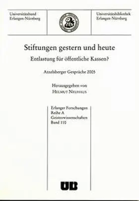 Neuhaus |  Stiftungen gestern und heute | Buch |  Sack Fachmedien