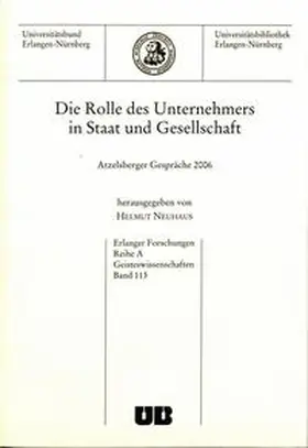Neuhaus |  Die Rolle des Unternehmers in Staat und Gesellschaft | Buch |  Sack Fachmedien