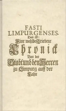 Jentzmik |  Fasti Limpurgenses 1336-1398 | Buch |  Sack Fachmedien