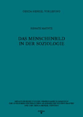Mayntz | Das Menschenbild in der Soziologie | Buch | 978-3-930454-27-3 | sack.de