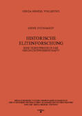 Duchhardt / Gerda Henkel Stiftung / Nordrhein-Westfälische Akademie d. Wissenschaften |  Historische Elitenforschung | Buch |  Sack Fachmedien