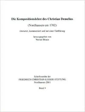 Braun |  Die Kompositionslehre des Christian Demelius | Buch |  Sack Fachmedien