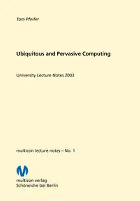 Pfeifer |  Ubiquitous and Pervasive Computing | Buch |  Sack Fachmedien