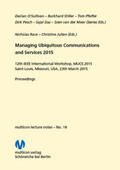  Managing Ubiquitous Communications and Services 2015 | Buch |  Sack Fachmedien