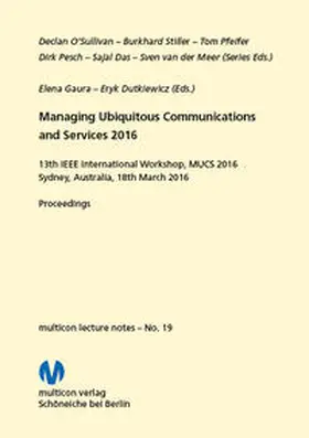  Managing Ubiquitous Communications and Services 2016 | Buch |  Sack Fachmedien