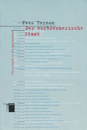 Ternon |  Der verbrecherische Staat | Buch |  Sack Fachmedien