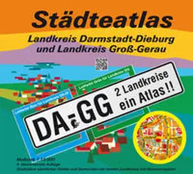 Messer / MeKi Landkarten GmbH |  Städteatlas Landkreis Darmstadt-Dieburg und Landkreis Groß-Gerau | Sonstiges |  Sack Fachmedien