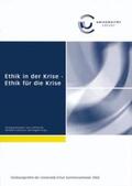Bergsdorf |  Ethik in der Krise - Ethik für die Krise | Buch |  Sack Fachmedien