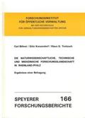 Böhret / Konzendorf / Troitzsch |  Die naturwissenschaftliche, technische und medizinische Forschungslandschaft in Rheinland-Pfalz | Buch |  Sack Fachmedien