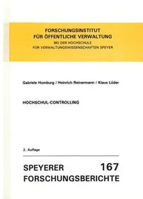 Homburg / Reinermann / Lüder |  Hochschul-Controlling | Buch |  Sack Fachmedien