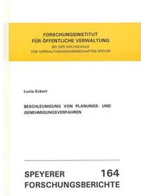 Eckert |  Beschleunigung von Planungs- und Genehmigungsverfahren | Buch |  Sack Fachmedien