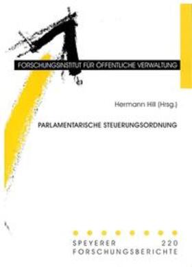 Hill | Parlamentarische Steuerungsordnung | Buch | 978-3-932112-58-4 | sack.de