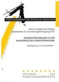 Klages / Masser |  Mitarbeiterbefragung in der Saarländischen Landesverwaltung | Buch |  Sack Fachmedien