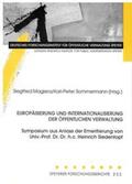 Magiera / Sommermann |  Europäisierung und Internationalisierung der öffentlichen Verwaltung | Buch |  Sack Fachmedien