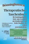 Boenninghausen / Hoffmann / Kampe |  Bönninghausen -- Therapeutisches Taschenbuch | Buch |  Sack Fachmedien