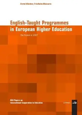 Wächter / Maiworm |  English-Taught Programmes in European Higher Education | Buch |  Sack Fachmedien