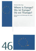Johler |  Where is Europe? Wo ist Europa? Où est l’Europe? | Buch |  Sack Fachmedien