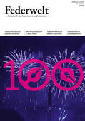 Uschtrin |  Federwelt 100, 03-2013 | eBook | Sack Fachmedien