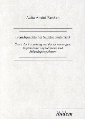 Amini-Renken | Fremdsprachlicher Sachfachunterricht | Buch | 978-3-932602-90-0 | sack.de
