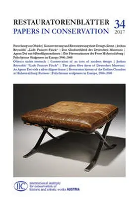 IIC Austria |  Restauratorenblätter - Papers in Conservation Bd. 34 | Buch |  Sack Fachmedien