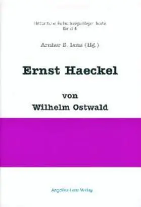 Ostwald / Lenz |  Ernst Haeckel | Buch |  Sack Fachmedien