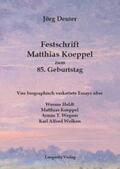 Deuter |  Festschrift Matthias Koeppel zum 85. Geburtstag | Buch |  Sack Fachmedien