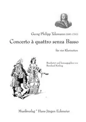 Telemann |  Concerto à quattro senza basso für 4 Klarinetten | Buch |  Sack Fachmedien