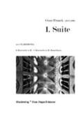 Franck |  1. Suite f. 1. u. 2. Klar in B u. Bassetthorn | Buch |  Sack Fachmedien