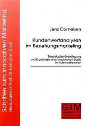 Cornelsen / Diller | Kundenwertanalysen im Beziehungsmarketing | Buch | 978-3-933286-02-4 | sack.de