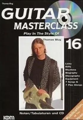 Blug / Piatkowski / Morenga |  Guitar Masterclass / Guitar Masterclass Band 16 | Buch |  Sack Fachmedien