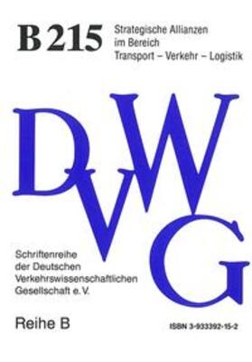 Strategische Allianzen im Bereich Transport - Verkehr - Logistik | Buch | 978-3-933392-15-2 | sack.de