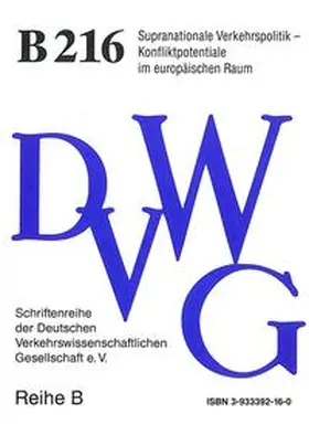  Supranationale Verkehrspolitik - Konfliktpotentiale im europäischen Raum | Buch |  Sack Fachmedien