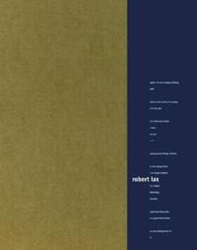 Lax |  Multimedia-Box "Robert Lax" | Buch |  Sack Fachmedien