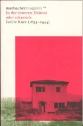 Bendt / Lewitscharoff / Schmidgall |  In der inneren Heimat oder nirgends. Isolde Kurz (1853-1944) | Buch |  Sack Fachmedien