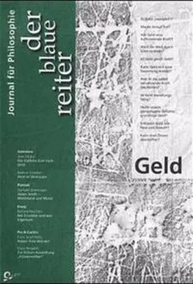Hörisch / Bolz / Ziegler |  Der Blaue Reiter. Journal für Philosophie / Geld | Buch |  Sack Fachmedien