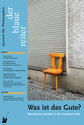 Birnbacher / Pieper / Spitzer |  Der Blaue Reiter. Journal für Philosophie / Was ist das Gute? | Buch |  Sack Fachmedien