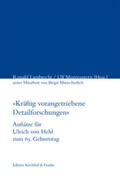 Lambrecht / Morgenstern |  "Kräftig vorangetriebene Detailforschungen" | Buch |  Sack Fachmedien